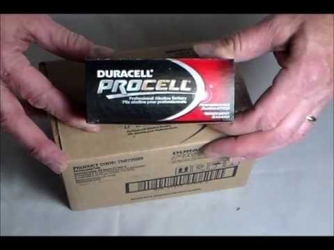 Duracell PC9V PC1604 9 volt alkaline battery