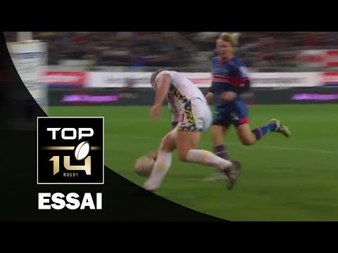 TOP 14 – Grenoble – Clermont : 12-45 – Essai David STRETTLE (CLE) – J17 – saison 2015-2016