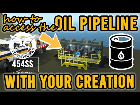 How to use the OIL PIPELINE in YOUR Stormworks Build!