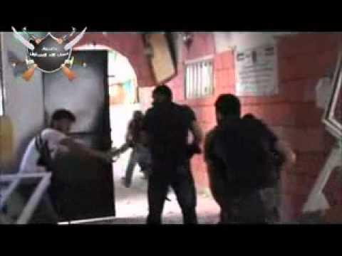 عملية تحرير مدرسة الهاشمية من قبل كتيبة سيف الله المسلول في حي جورة الشياح في حمص