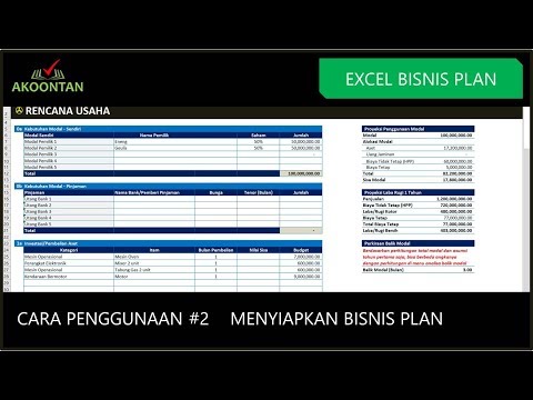 , title : 'Excel Bisnis Plan #2 : Menyiapkan Bisnis Plan'