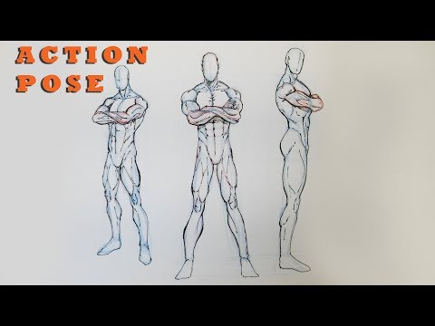 Anime Full Body Crossed Arms Pose Reference - Xenian Wallpaper