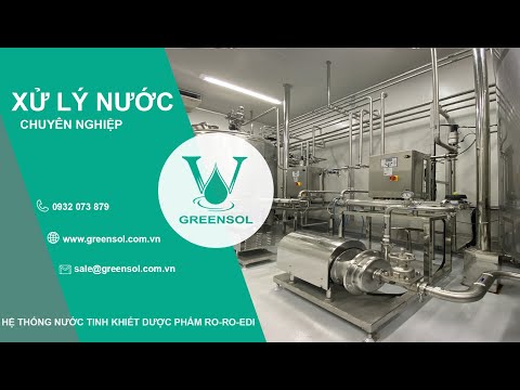 hệ thống xử lý nước dược phẩm RO-RO-EDI