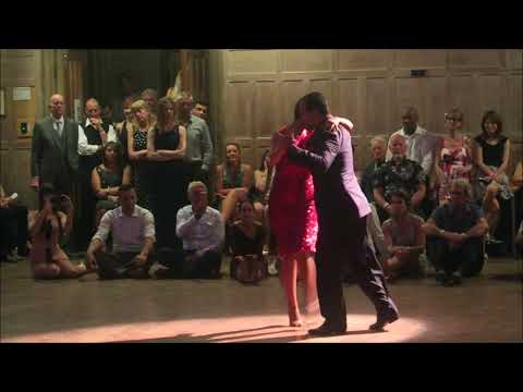  Marcela Guevara  and  Stefano Giudice  are  dancing  at  England International Tango Festival  in  2018