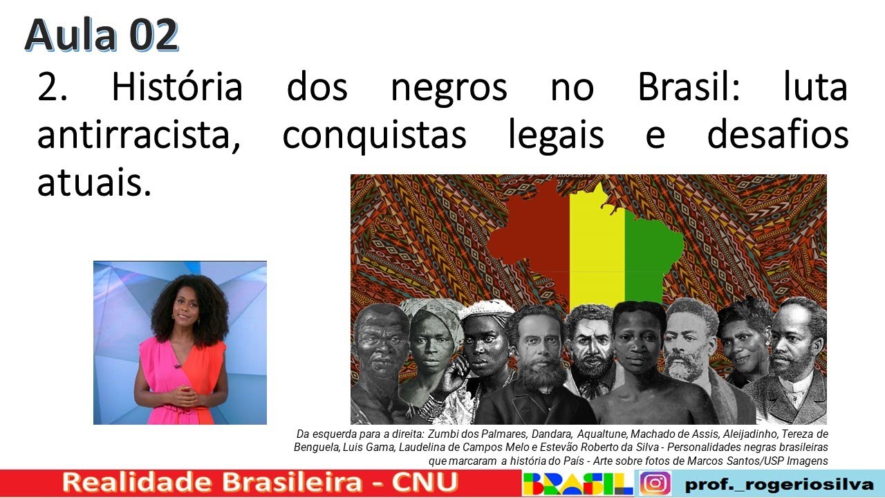 Realidade Brasileira - Aula 02 - CPNU - História do Negro
