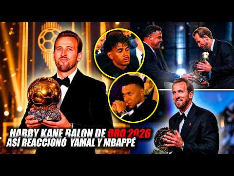 HARRY KANE GANA el BALÓN de ORO 2026 ¡La reacción de LAMINE YAMAL! ASÍ fue la CEREMONIA