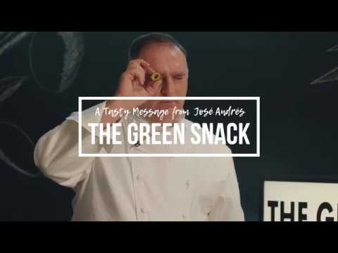 Tasty Messages from José Andrés - The green snack 30 secs.
