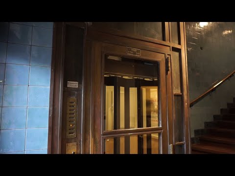 TOUR of the passenger & freight elevators @ Åsögatan 113-121 (former brewery), Stockholm, Sweden