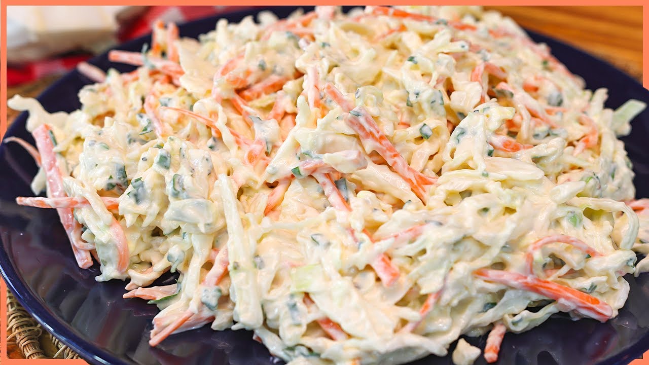 Receita de Salada de Repolho Cremosa: Um Clássico Simples e Saboroso para Todos Receita de Salada de Repolho Cremosa: Um Clássico Simples e Saboroso para Todos