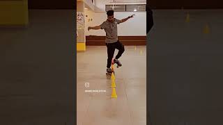 Download lagu Slalom skating with one leg mp3 Download lagu Slalom skating with one leg mp3