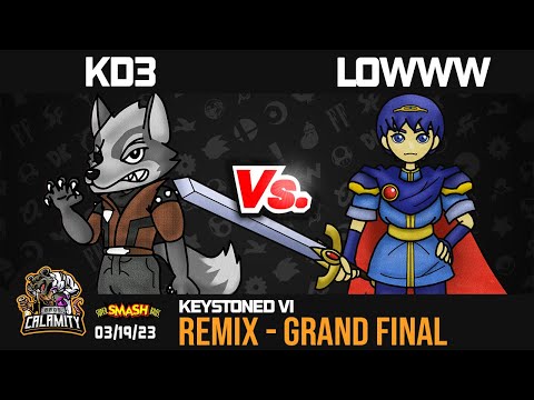 Keystoned VI | #SSB64 Remix Grand Final - KD3 vs Lowww