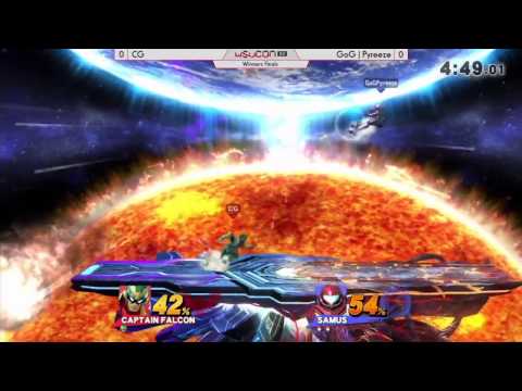 WSUCon XV Smash 4 - CG (Captain Falcon) vs. GoG | Pyreeze (Samus) [Winners Finals]