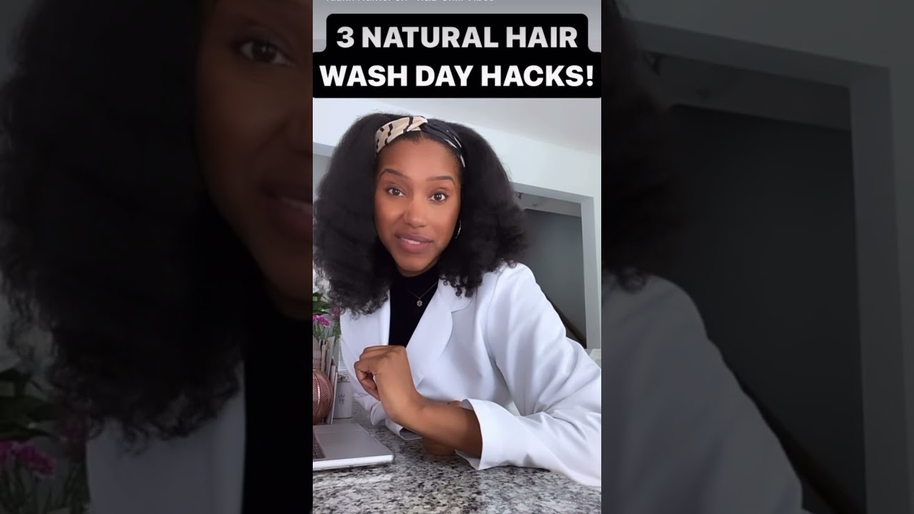 EASIER WASH DAYS: 3 NATURAL HAIR WASH DAY HACKS! #naturalhair #type4hair #washdayroutine