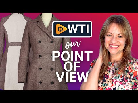 CHIC STAR Womens Wool Herringbone Coat Medium Charcoal/Beige - WTI product video review