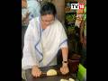 WB CM Mamata Banerjee Makes Puris In Bisramganj Tripura WATCH Shorts CNBC TV18