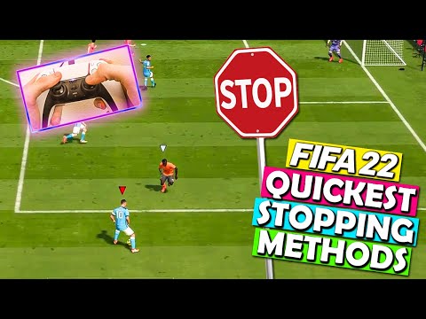 The QUICKEST WAY to STOP the BALL in FIFA 22!