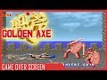 GOLDEN AXE GAME OVER SEQUENCE Golden Axe Arcade MAME