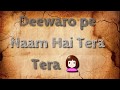 Naam Hai Tera Tera Himesh Reshammiya Love WhatsApp Status Video