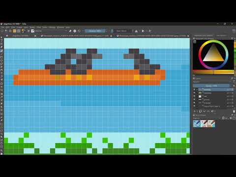 Pixel Art Randomness #1- Drawing up a stage 1/15/2026