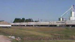 preview picture of video 'BNSF Emporia Subdivision: 6-14-03'