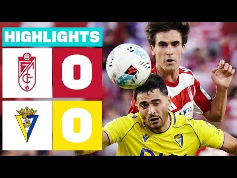 GRANADA CF 0 - 0 CÁDIZ CF | RESUMEN LALIGA HYPERMOTION