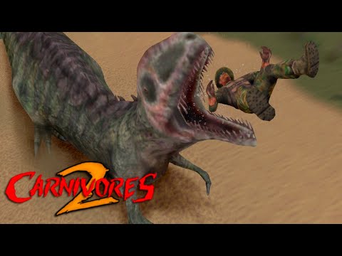 Giganotosaurus Gorges on Hunters!! - Carnivores Mod Showcase
