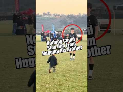 Nothing Could Stop Him From Hugging His Brother#short