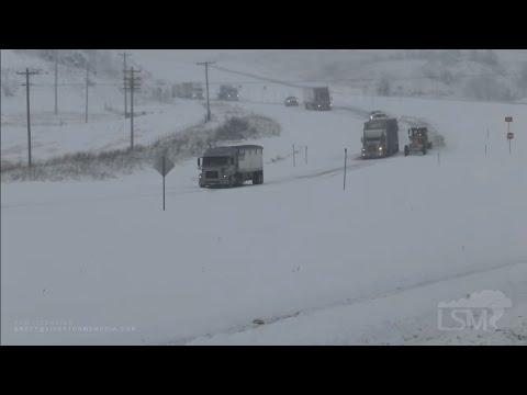 12-15-2020 Waynoka, OK - Highway 412 Shut Down South of Town