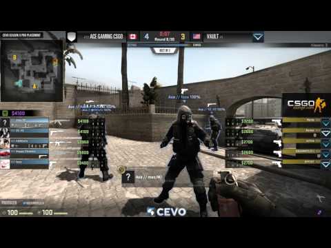 Vault vs Ace Gaming CSGO - Game 1 - CEVO/GFINITY - S9 Placement