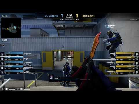 CSGO GOTV POV OG.VALDE(24/19 MVP) VS TEAM SPIRIT NUKE DreamHack Open Summer 2020 Europe