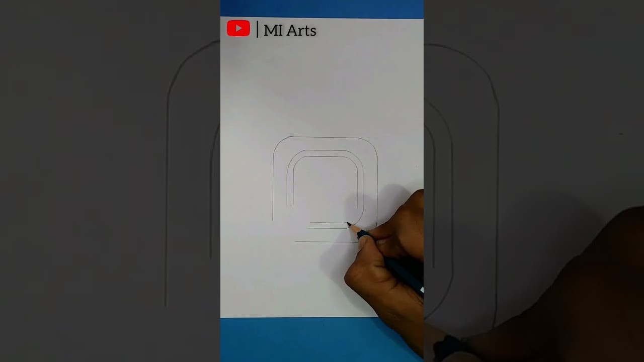 how to draw instagram drawing art | #shorts #reels #drawing #tiktok