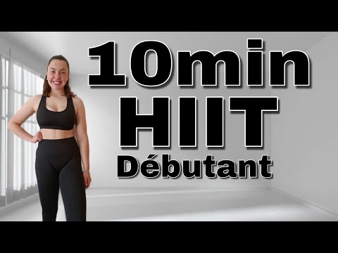 10min HIIT DÉBUTANT - cardio - FULL BODY - sans matériel - sans saut - avec échauffement - debout