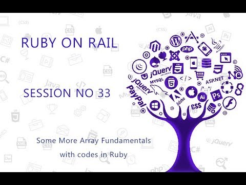 Ruby Programming Tutorial 33 Some More Array Fundamentals with codes in Ruby