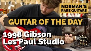 Video thumbnail for Guitar of the Day: 1998 Gibson Les Paul Studio | Norman's Rare Guitars by Normans Rare Guitars