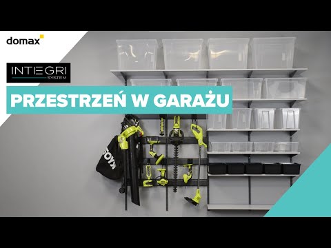 Praktyczny garaż z systemem INTEGRI
