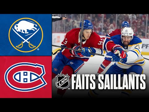 Sabres vs Canadiens 20/10/25 | Faits saillants