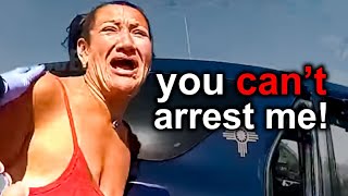 Karen Thinks She Can Talk Her Way Out Of DUI...