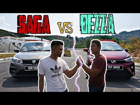 PROTON SAGA 2019 VS PERODUA BEZZA 2020 | DRAG TEST