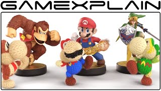 amiibo in Yoshi's Woolly World - Mario, Link, Donkey Kong! (UK Trailer)