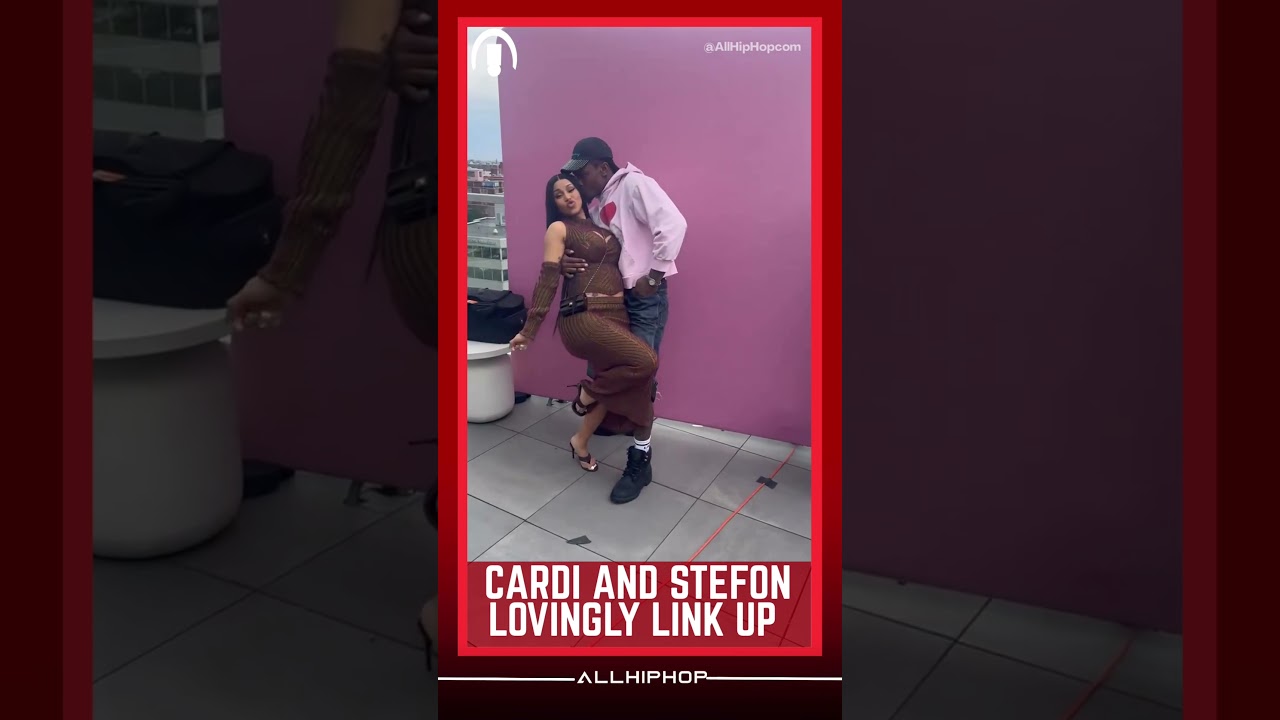 Cardi B & Stefon Diggs Looking In Love At Event #cardib