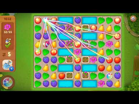 Gardenscapes Level 1032 - walkthrough