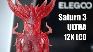 First Look at Elegoo Saturn 3 Ultra 12K LCD Resin SLA Printer!
