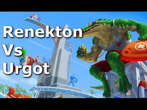 Renekton Vs Urgot Top Lane Commentary - Season 6 - League of Legends