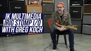 Video thumbnail for iRig Stomp I/O Demo with Greg Koch - from the IK Amp Room in Italy! by Guitar World