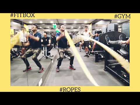 Roy David CrossFit Rope training at Fitbox gym Pune