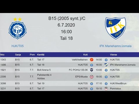 HELSINKI CUP 2020: HJK T05 - IFK Mariehamn Jomala