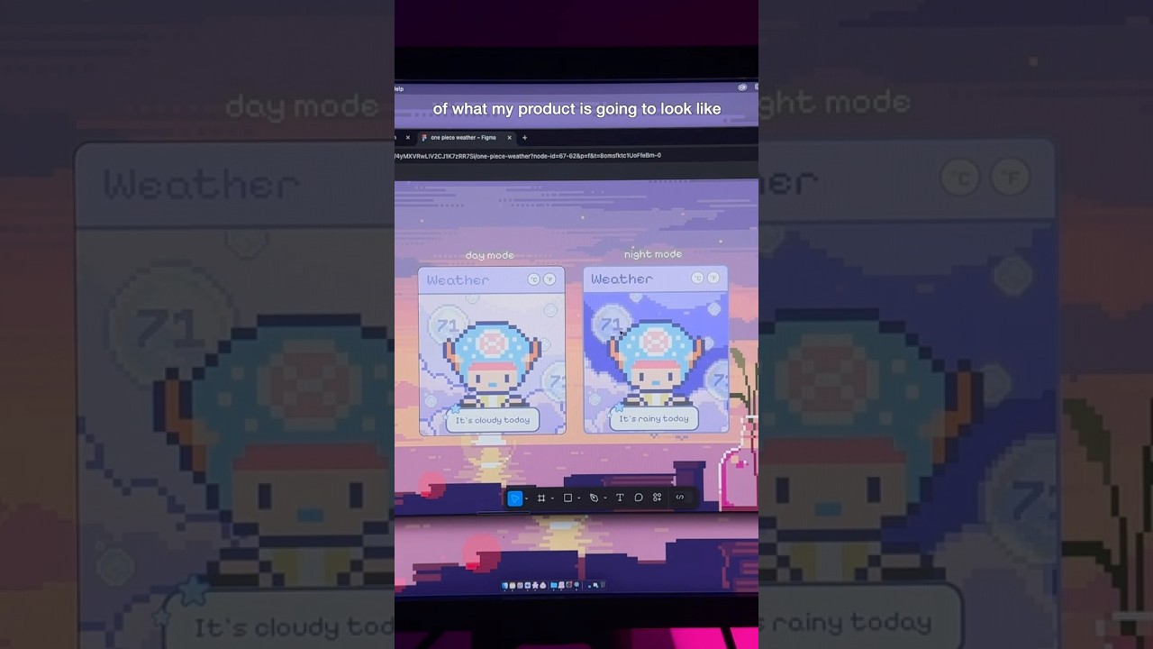 How I coded this weather widget app from scratch #coding #codinglife #softwareengineer #figma