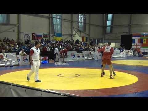 WORLD SAMBO Championships youth and juniors AKIMENKO Aleksejs (LAT) - RAZMADZE Daviti (GEO)