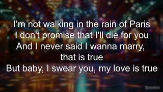 Modern talking - Walking in the rain of Paris (tekst lyrics)