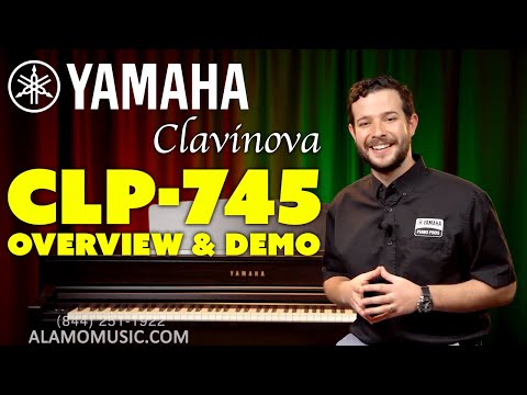 Yamaha CLP-745 Clavinova - Digital Piano Overview & DEMO